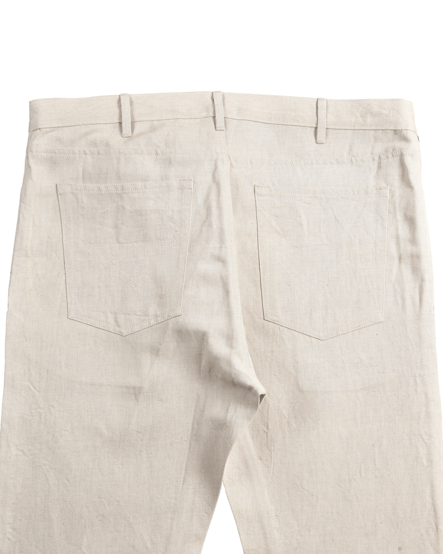 Ecru Twill Denim Jeans