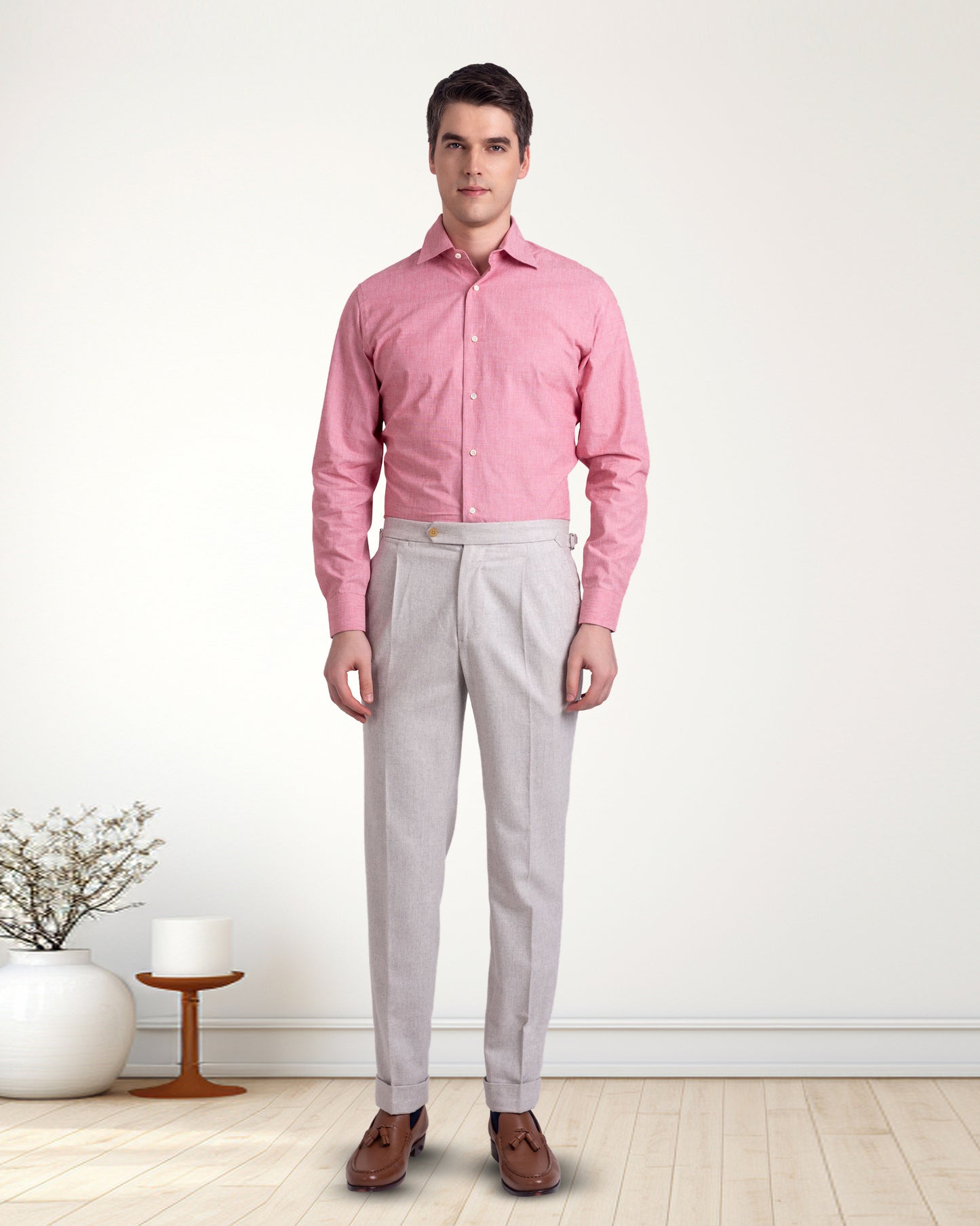 Vitale Barberis Canonico - Ecru Woolen Flannel