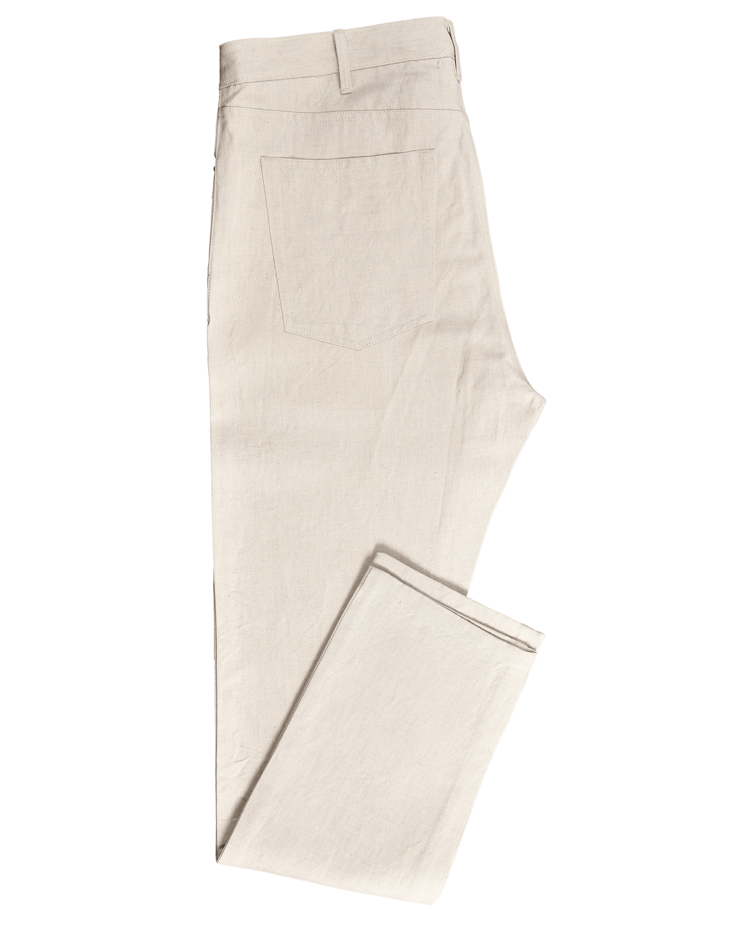 Ecru Twill Denim Jeans