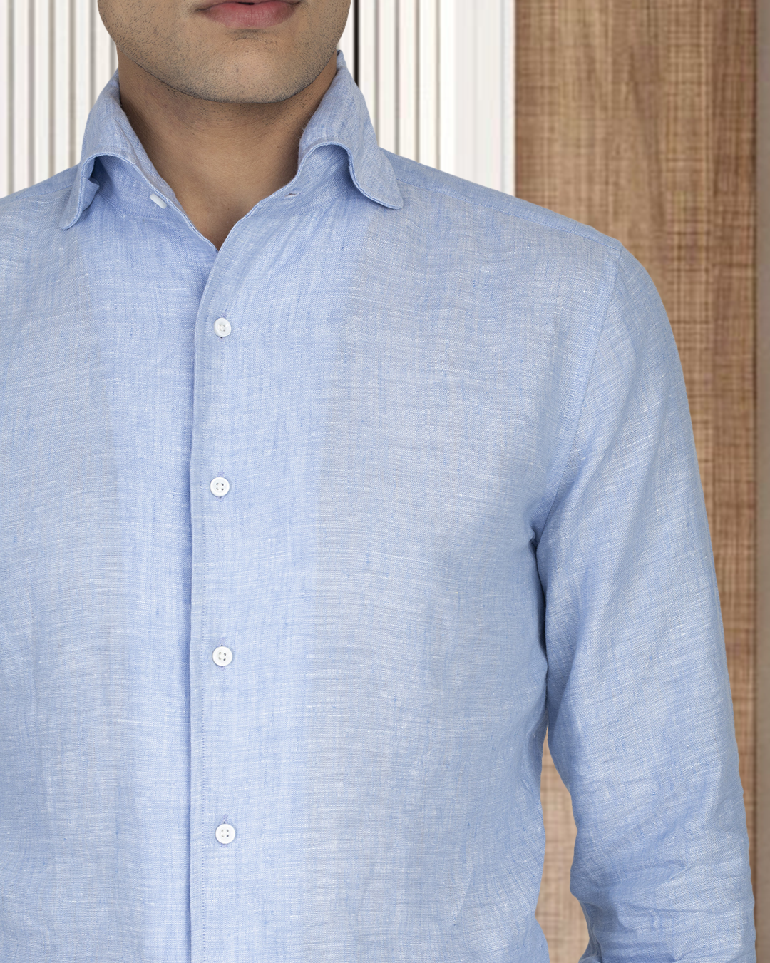 Linen Cotton Canvas: Steel Blue