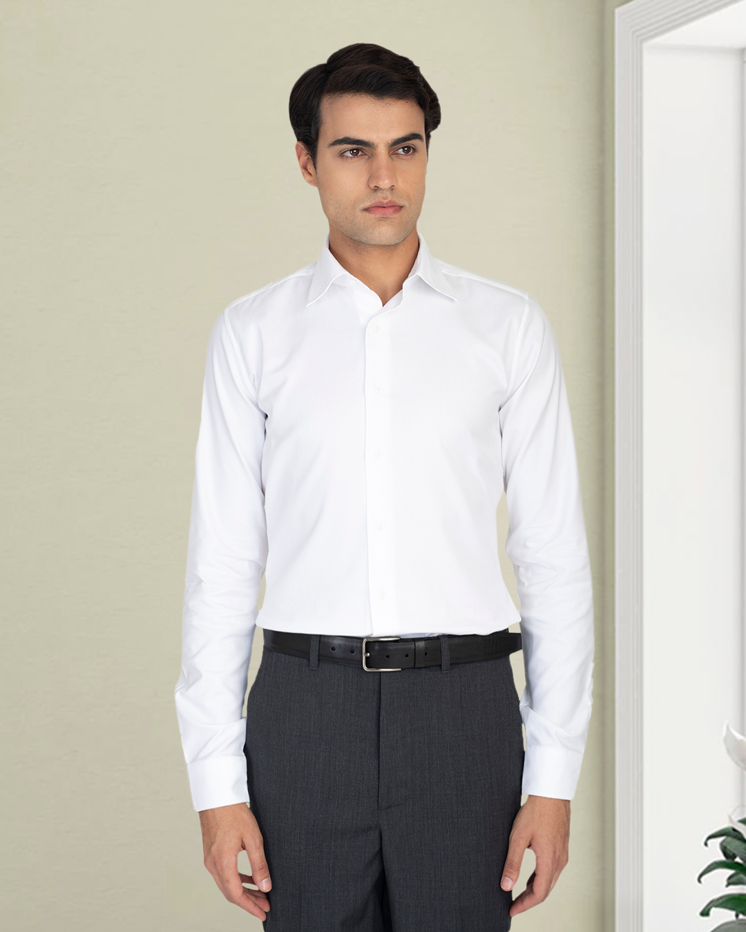 Washable Wool Pants: Dark Grey