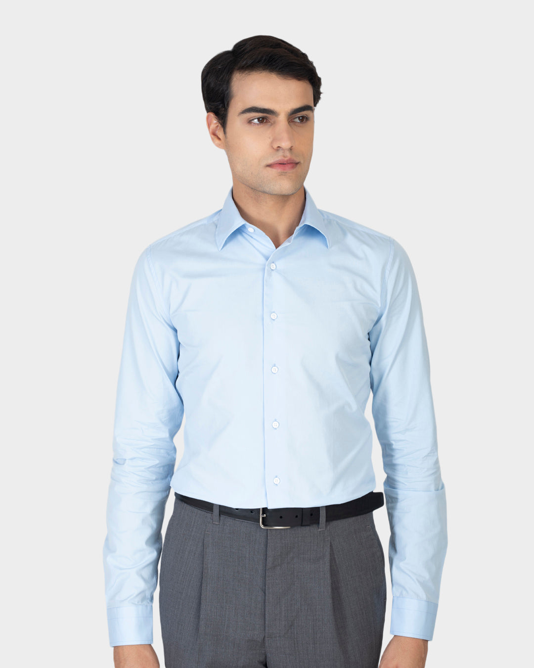 Sky Blue Poplin 120/2