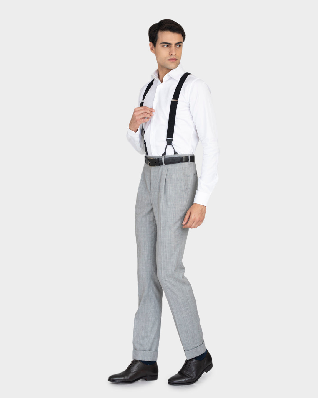 Washable Wool Grey Pant