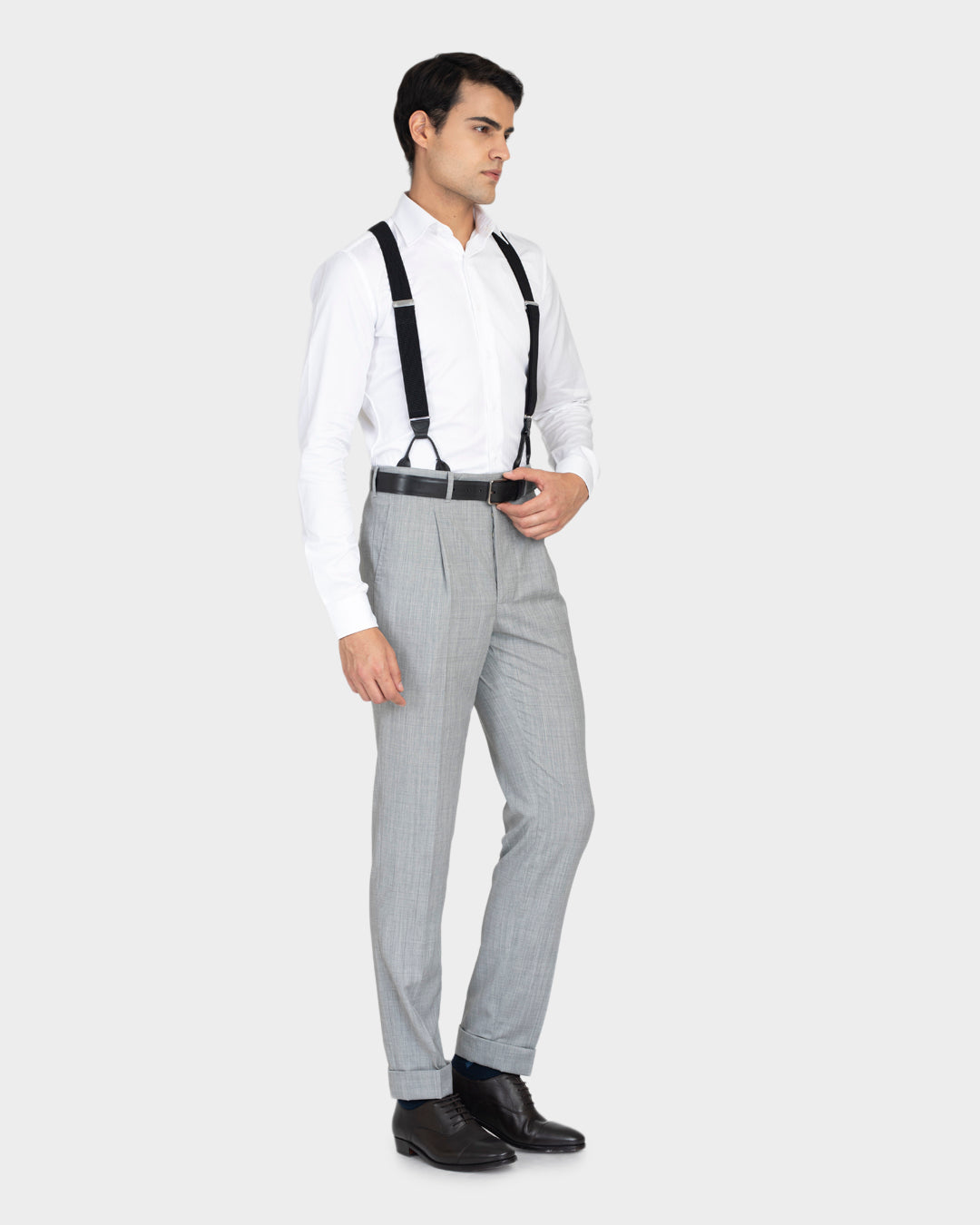 Washable Wool Grey Pant