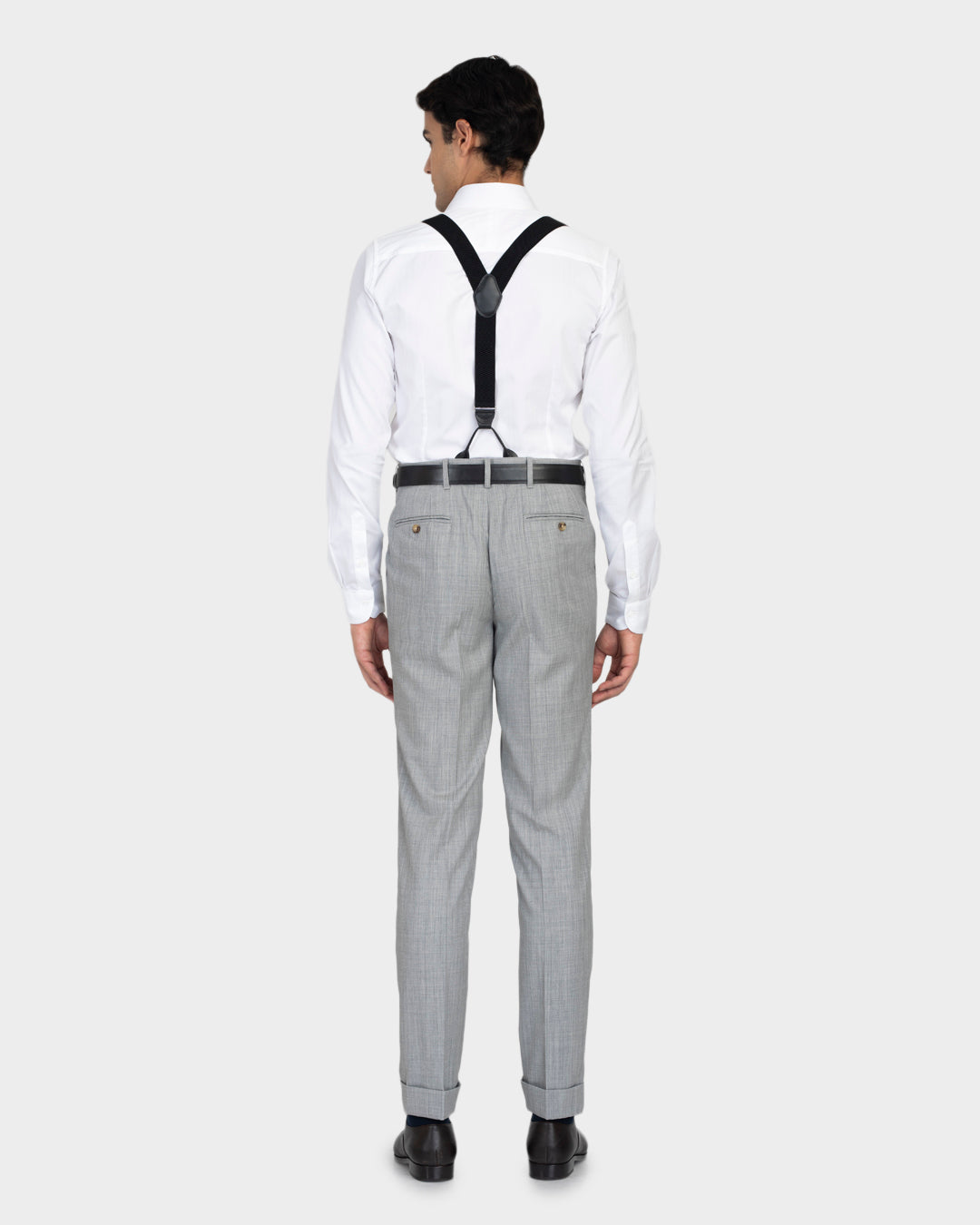 Washable Wool Grey Pant