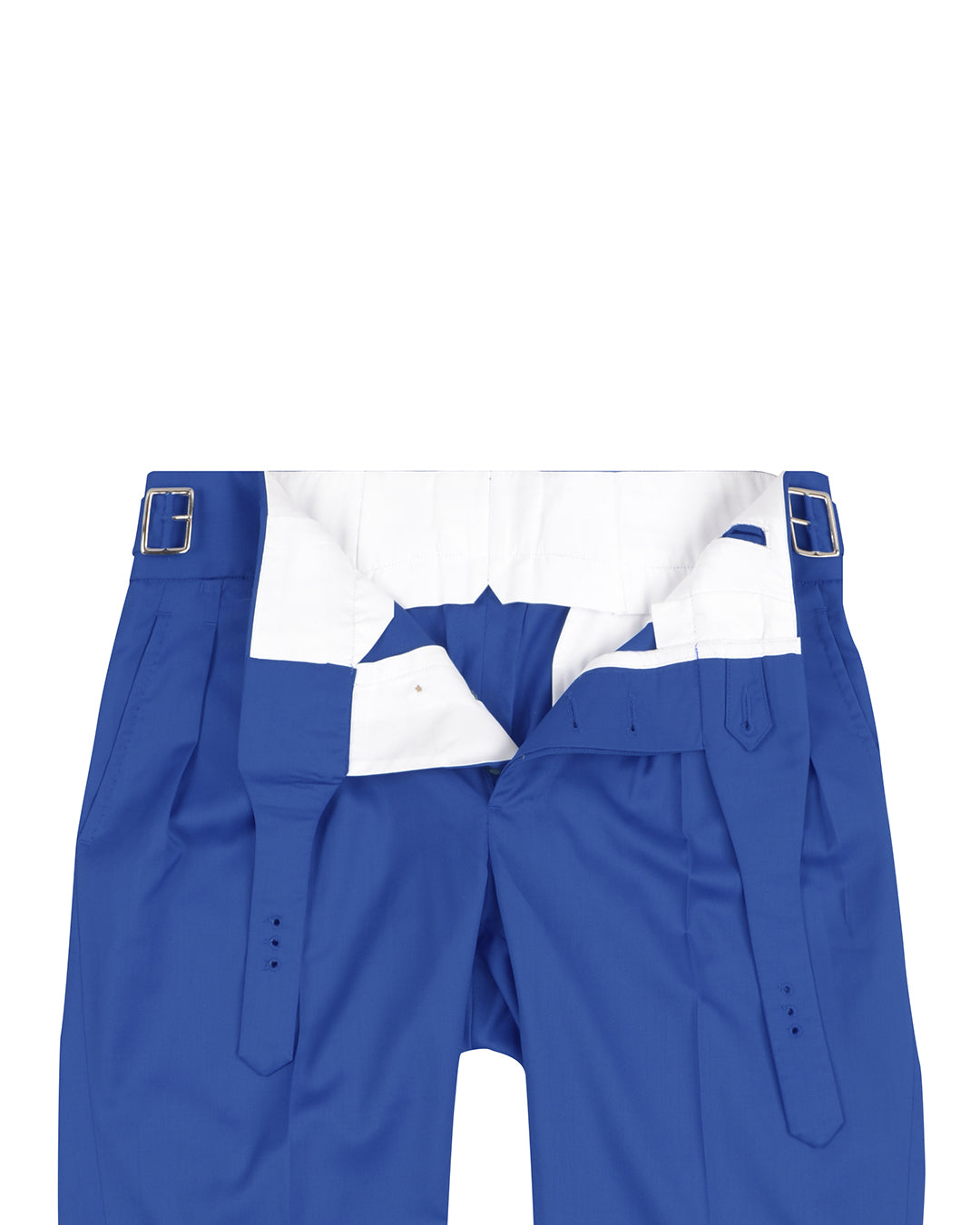 Gurkha Pant in VBC 100% Wool: Royal Blue Twill
