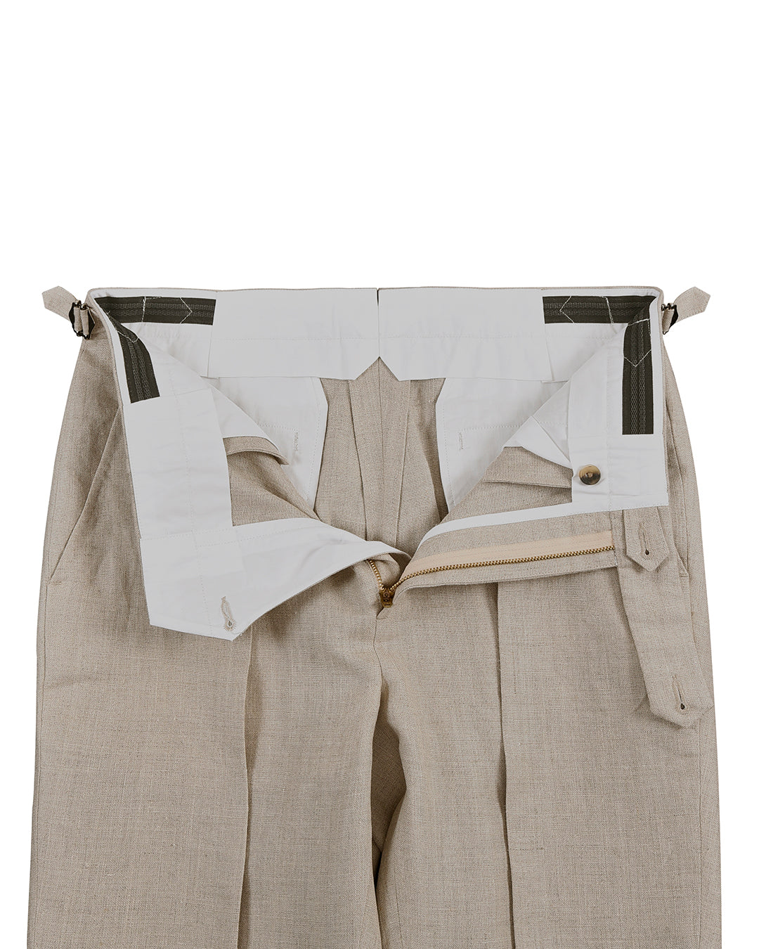 100% Linen Suiting Ecru