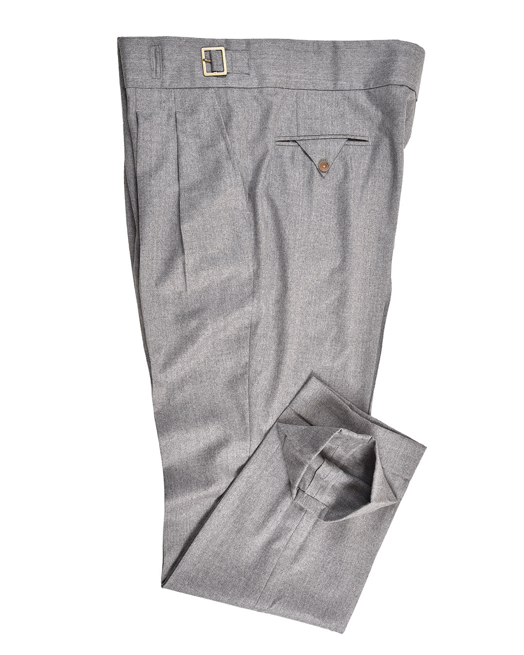 Gurkha Pant in Vitale Barberis Canonico - Flannels Light Grey