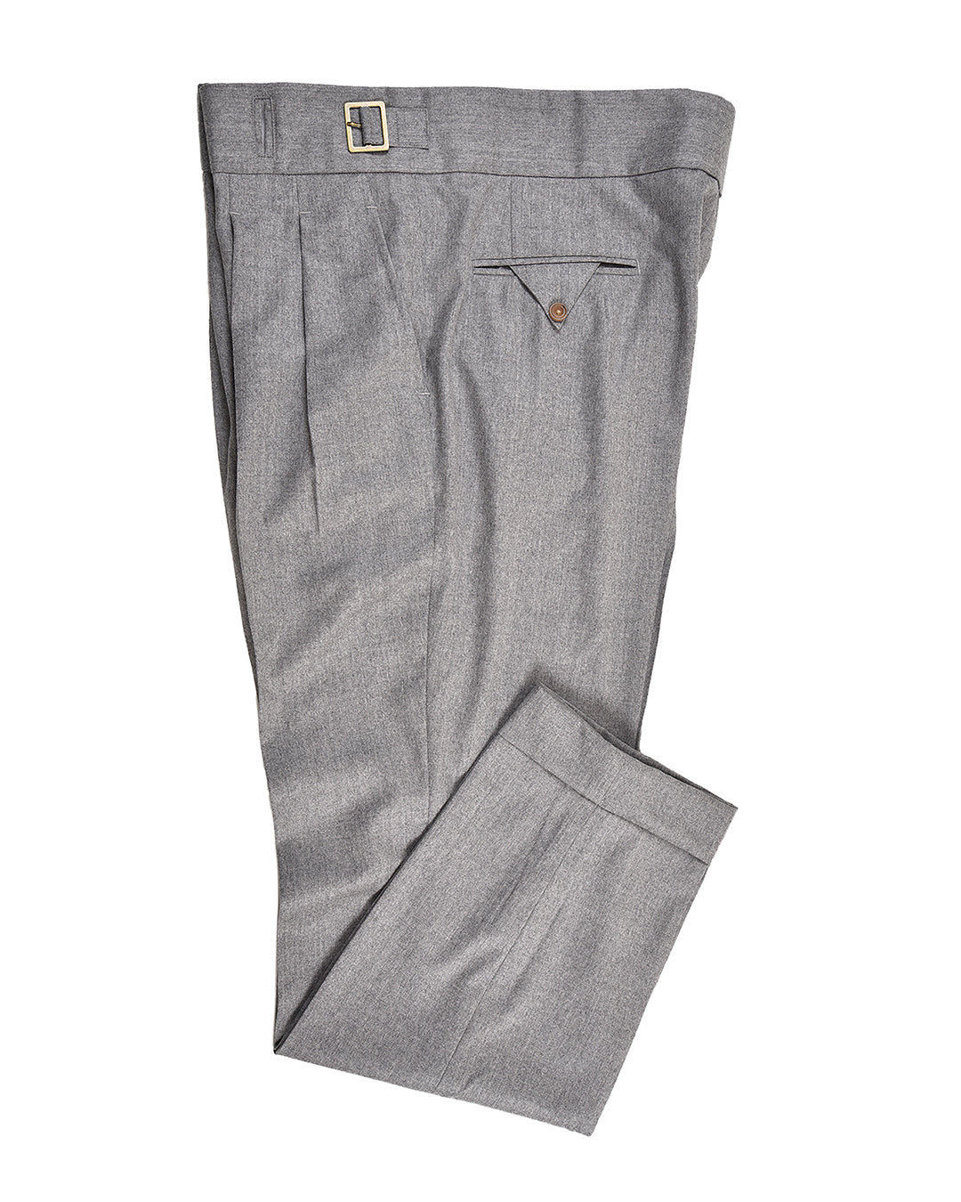 Gurkha Pant in Vitale Barberis Canonico - Flannels Light Grey