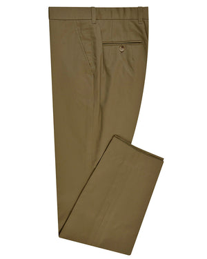 British Khaki Cotton Dress Pant