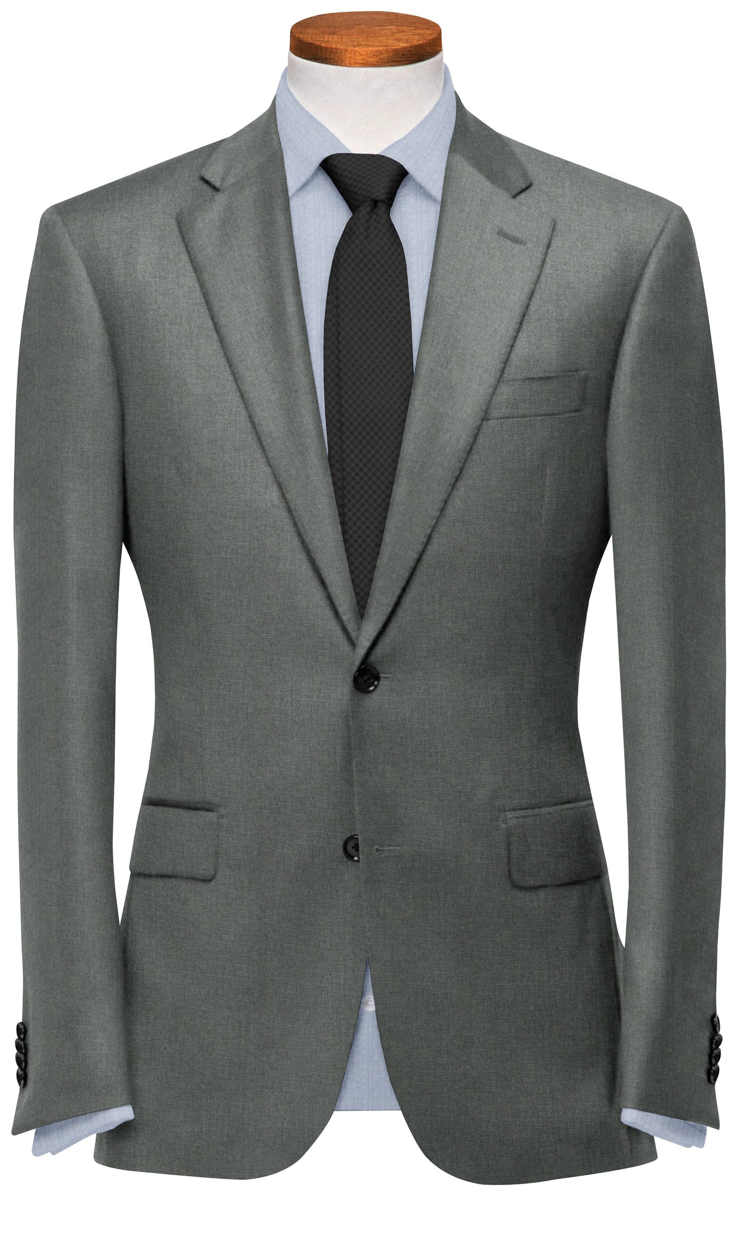 Dugdale New Fine Worsted Tropical Wool Suit- Grey