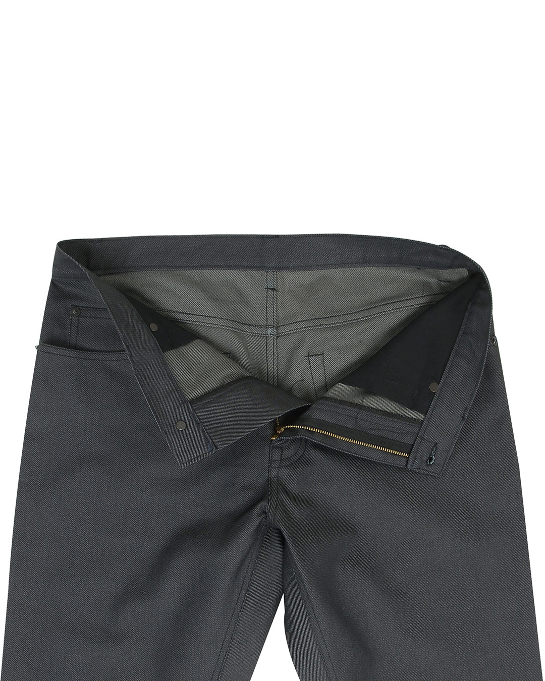 Waxed Jeans Charcoal Grey