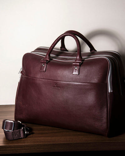 Große Reisetasche aus Leder