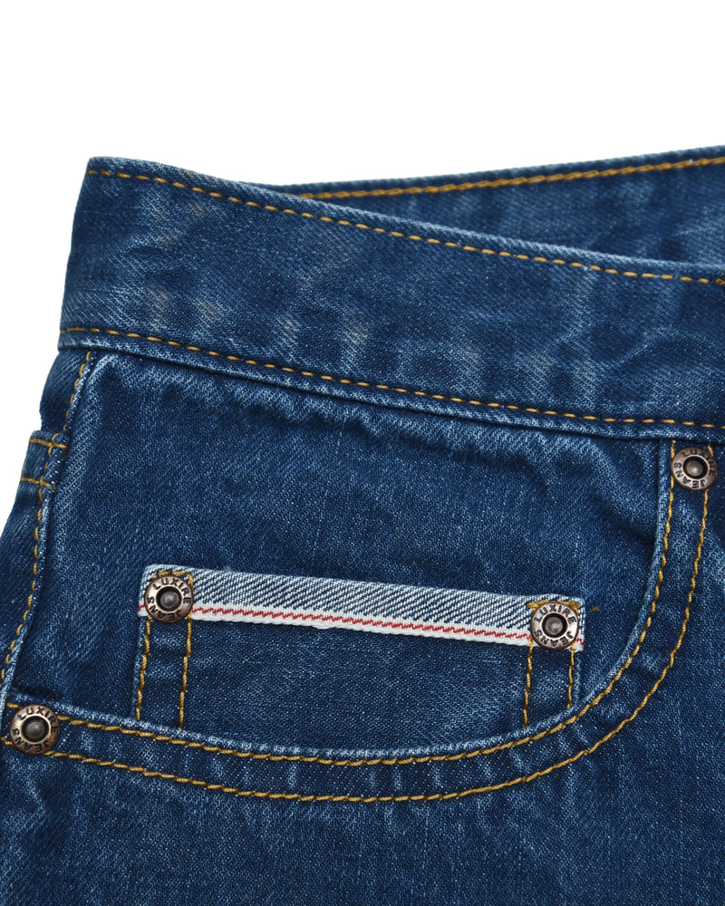 Kaihara Fade Washed Indigo Selvedge Jeans