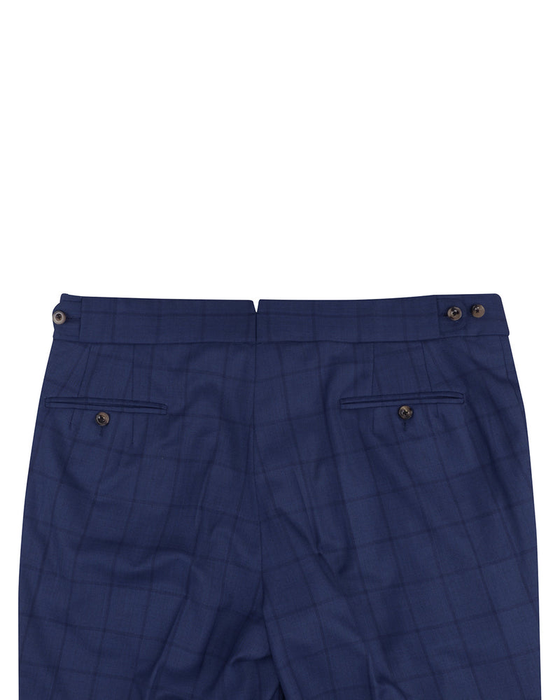 Drago : Super 160s Royal Blue Checks