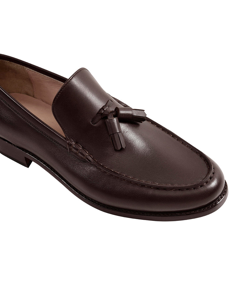 Loafer mit Quaste Braun