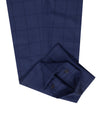 Drago : Super 160s Royal Blue Checks