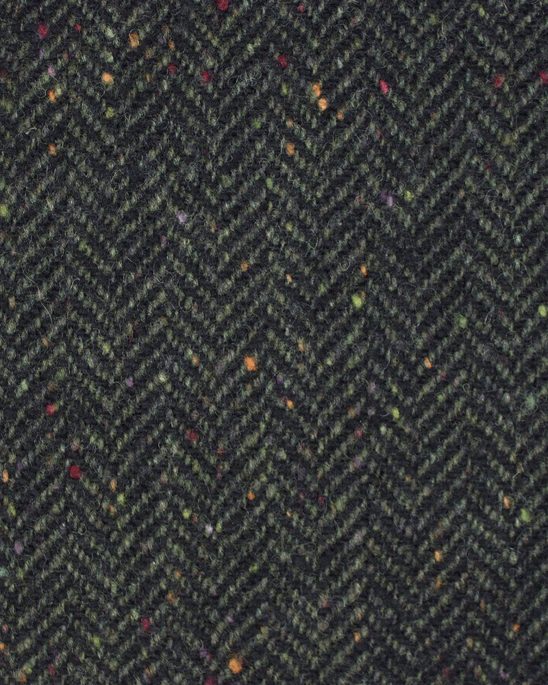 Molloy Herringbone Donegal Tweed Hose - Wald