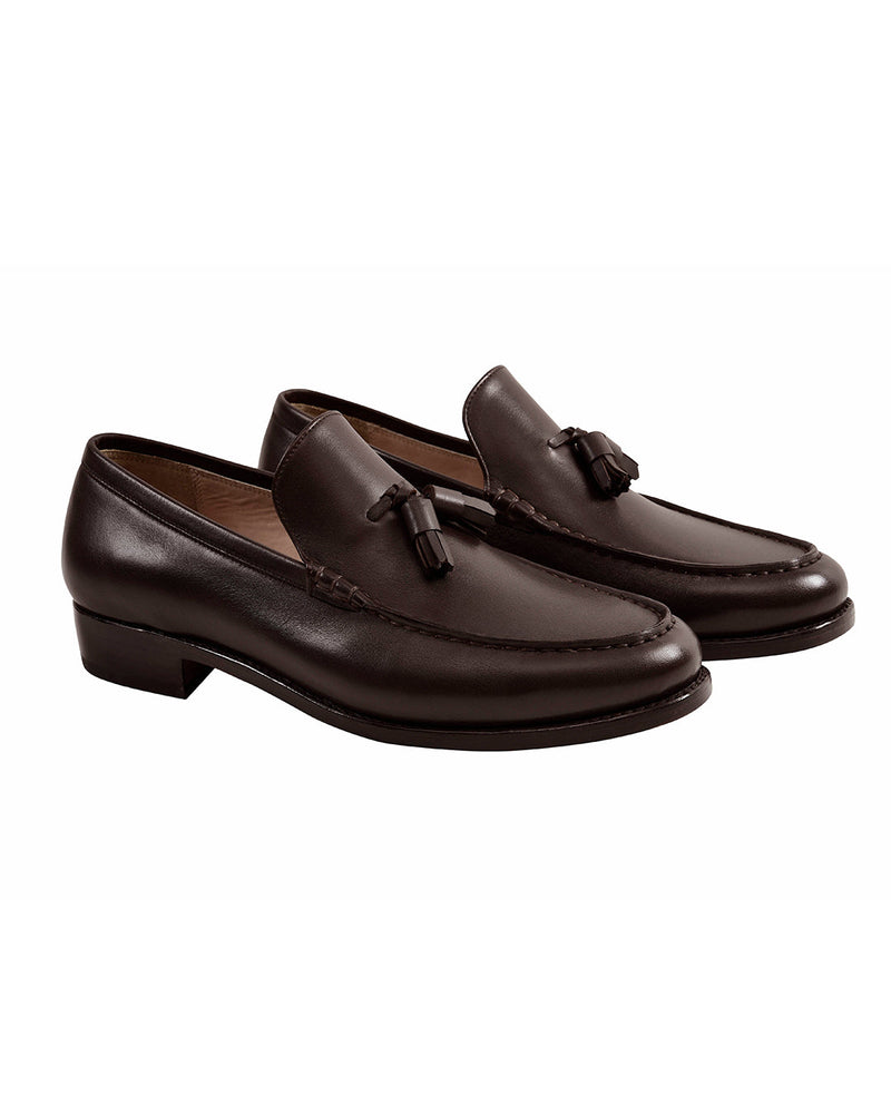 Loafer mit Quaste Braun