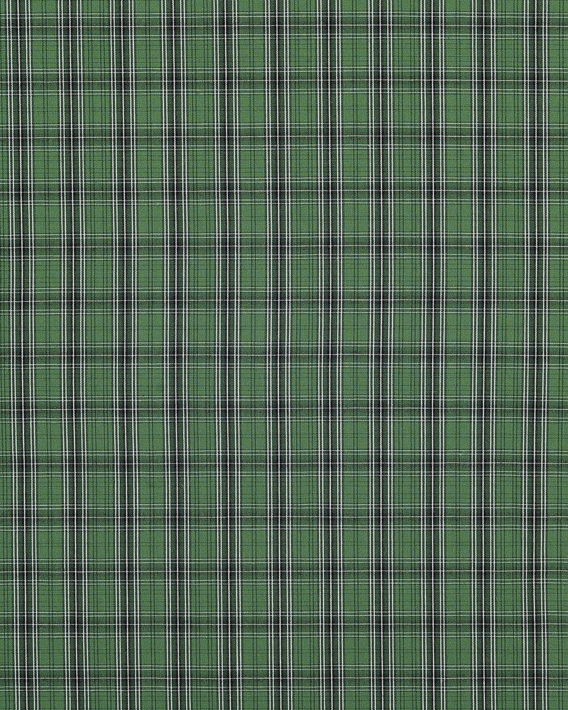 Grüne schwarze Tattersall-Karos