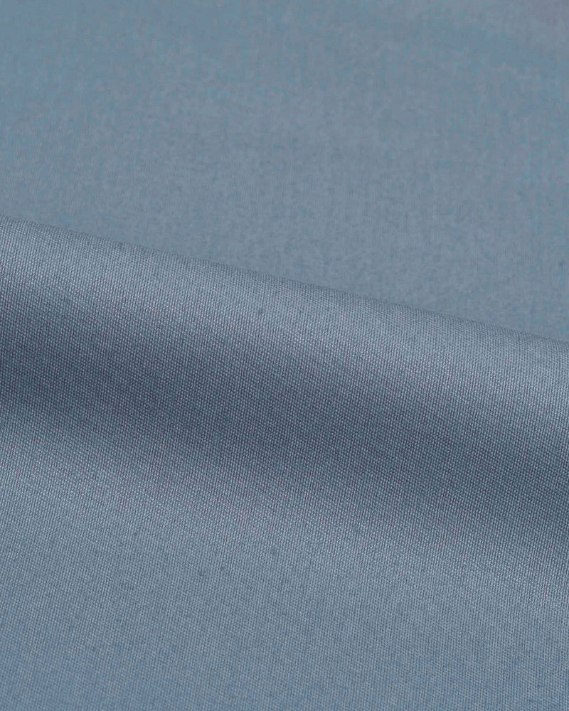 Cotton: Pigeon Blue Twill Chino