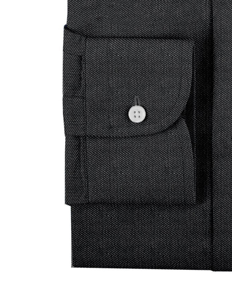 Dunkelgrauer Denim-Chambray