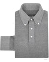 Mittleres T-Shirt in Dunkelgrau meliert