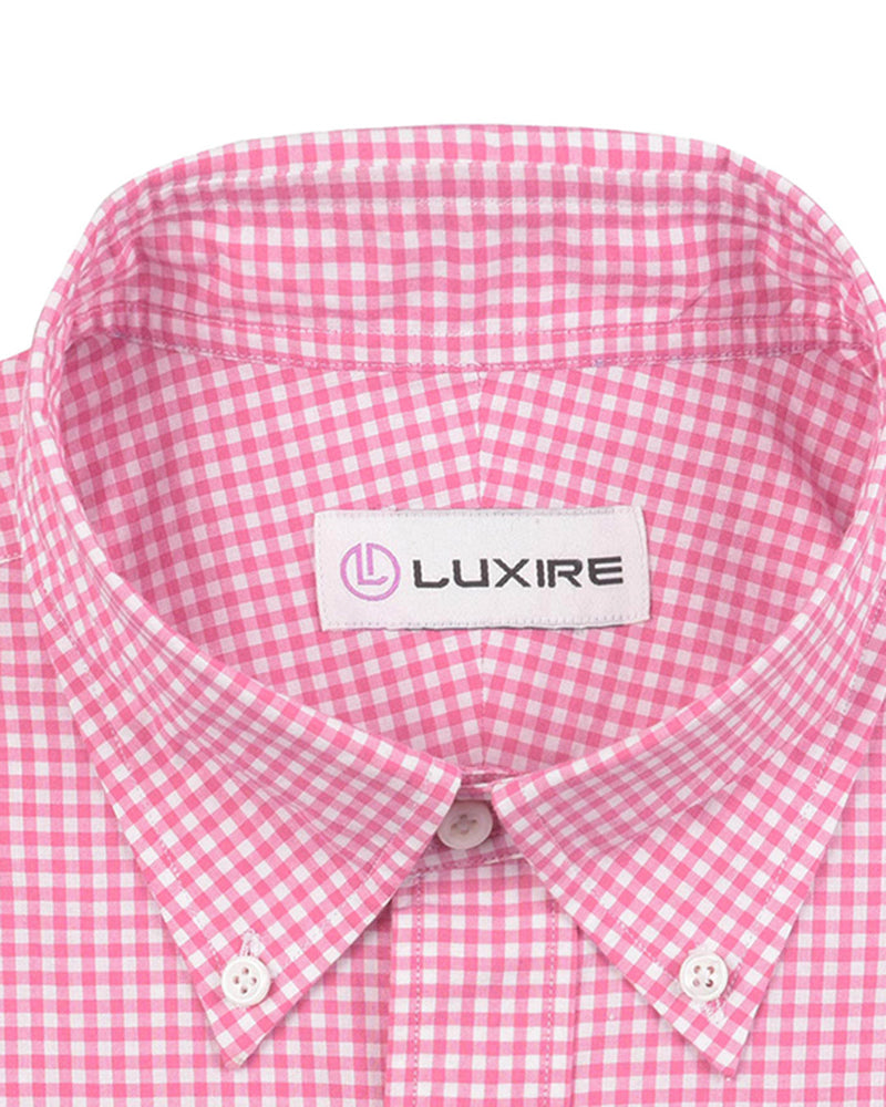Rosa Mikro-Gingham
