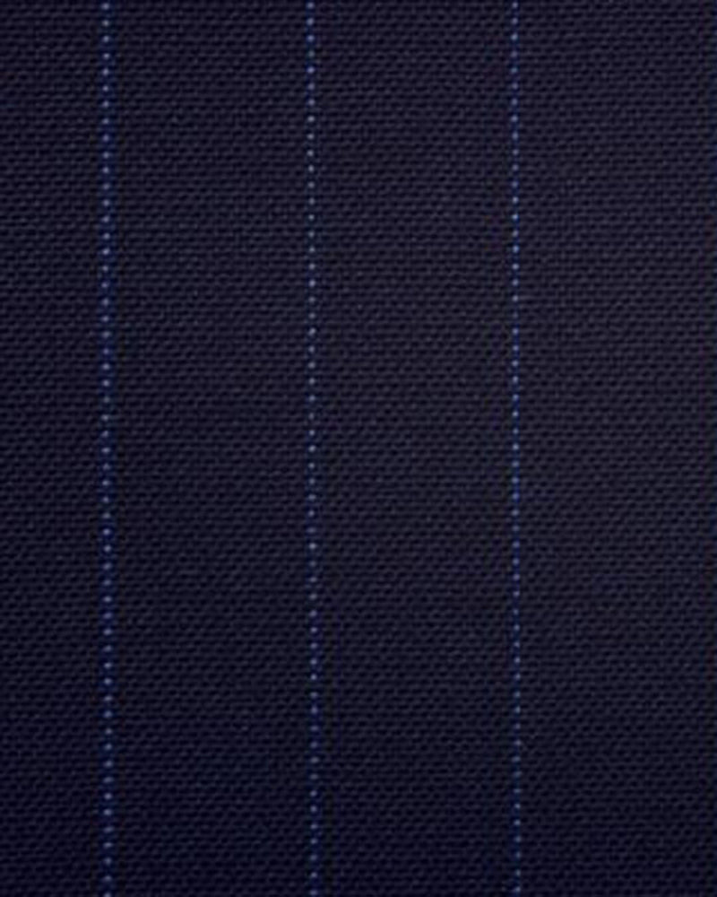 Dugdale Feines Kammgarn - Navy mit blauer Jacke mit Nadelstreifen