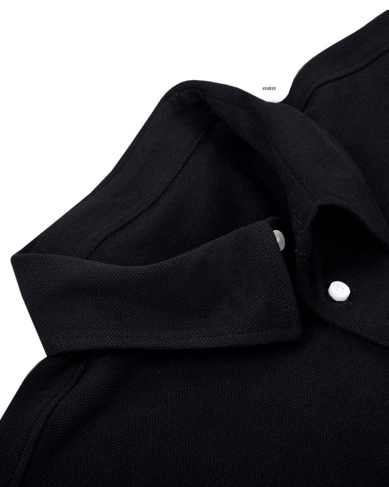 Coton : Polo noir
