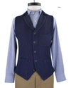 Indigo schwere Sashiko-Jacke
