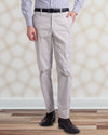 Anzughose aus grauem Twill