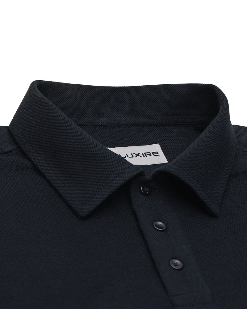 EZS Aria Navy Langarm-Polo