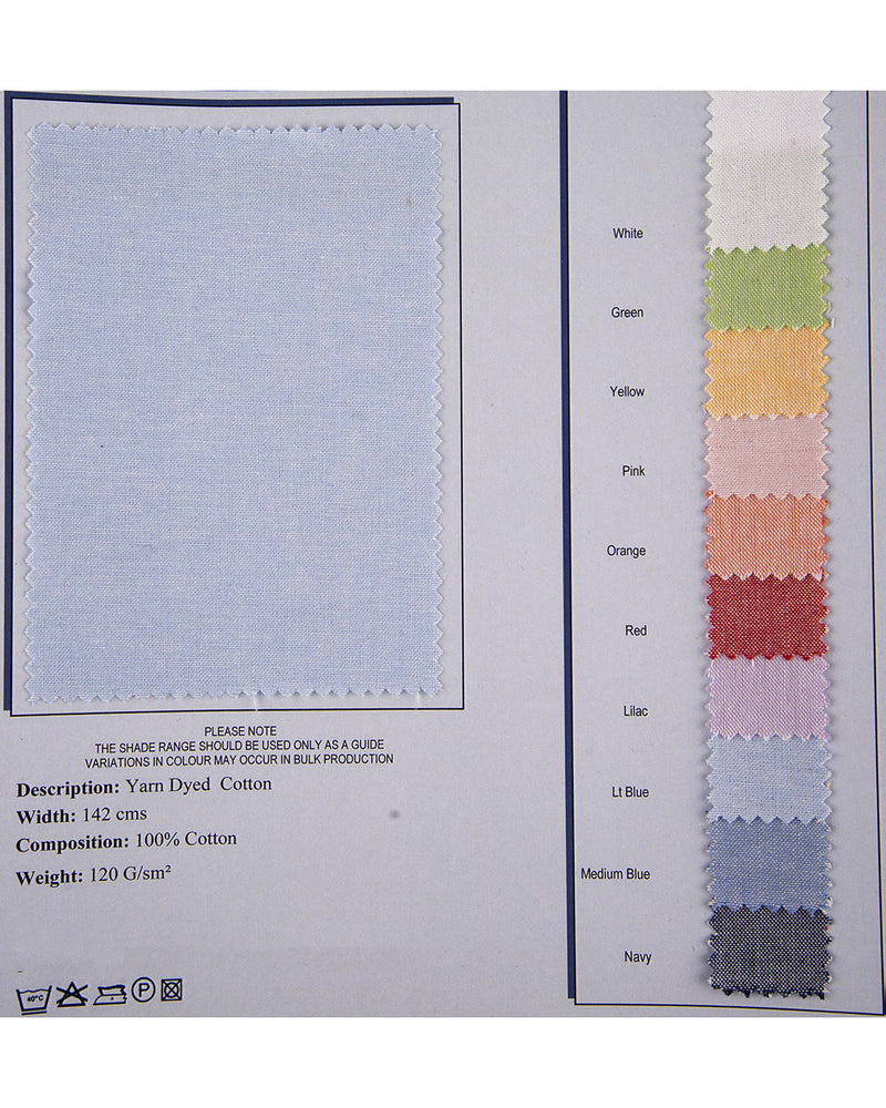 Brisbane Moss Chambray - Mittelblau