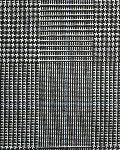 Dugdale Fine Worsted - Grey Prince of Wales with Blue Overcheck
