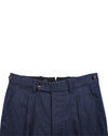 Minnis Flannel : Pantalon en sergé bleu