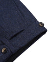 Minnis Flannel : Pantalon en sergé bleu