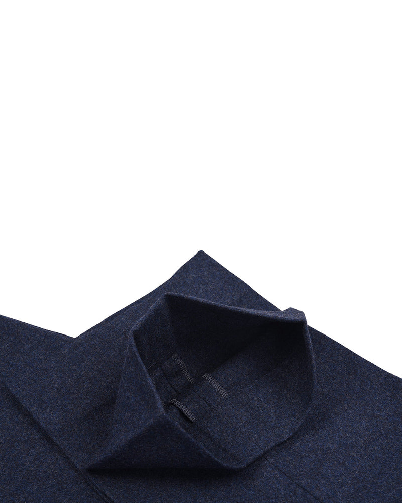 Minnis Flannel : Pantalon en sergé bleu