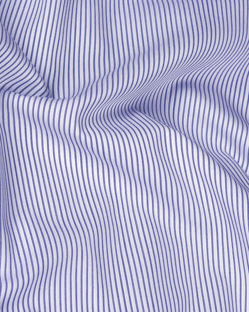 Doppelte Mille-Streifen in Marineblau