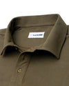 EZS Aria Olive Langarm-Polohemd