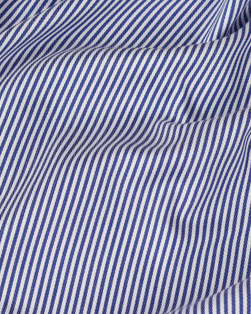 Dark Navy Blue Rope Stripes