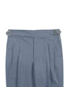 Gurkha Pant in Soft Blue Grey Stretch Twill Pants