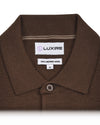 EZS Merino-Wollpolo, braun, langärmlig