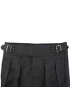Dugdale Midnight Grey Wool Birdseye