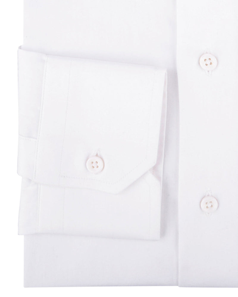White Satin Dress Shirt