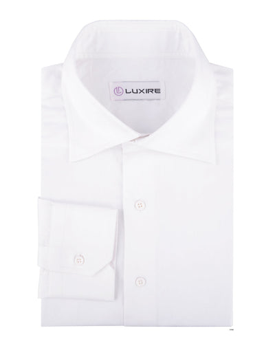 White Satin Dress Shirt