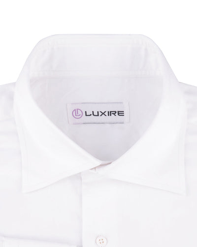 White Satin Dress Shirt