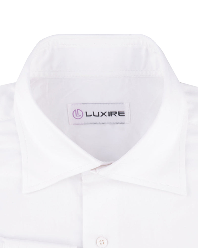 White Satin Dress Shirt