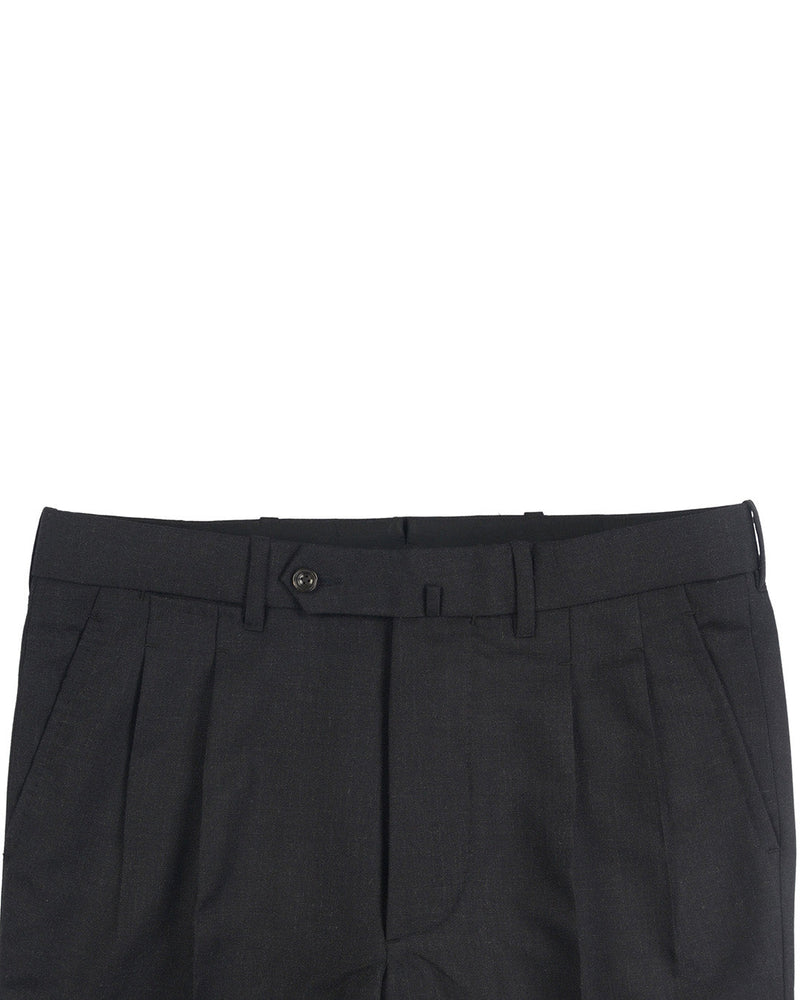 Dugdale Feine Kammgarnhose - Charcoal Plain