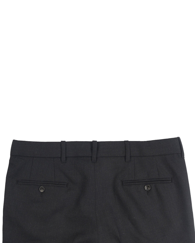 Dugdale Feine Kammgarnhose - Charcoal Plain